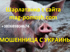 Шарлатанка с сайта mag-pomosh.com (+380689804674)